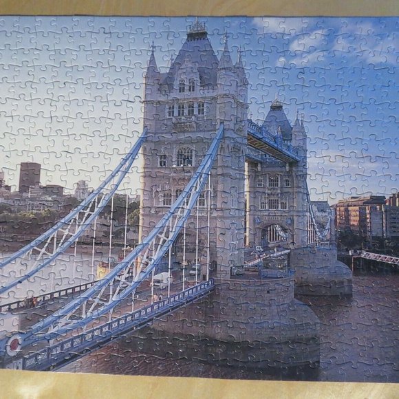 TOWER BRIDGE London UK 500 Pc NO BOX COMPLETE (P199) - Picture 2 of 5